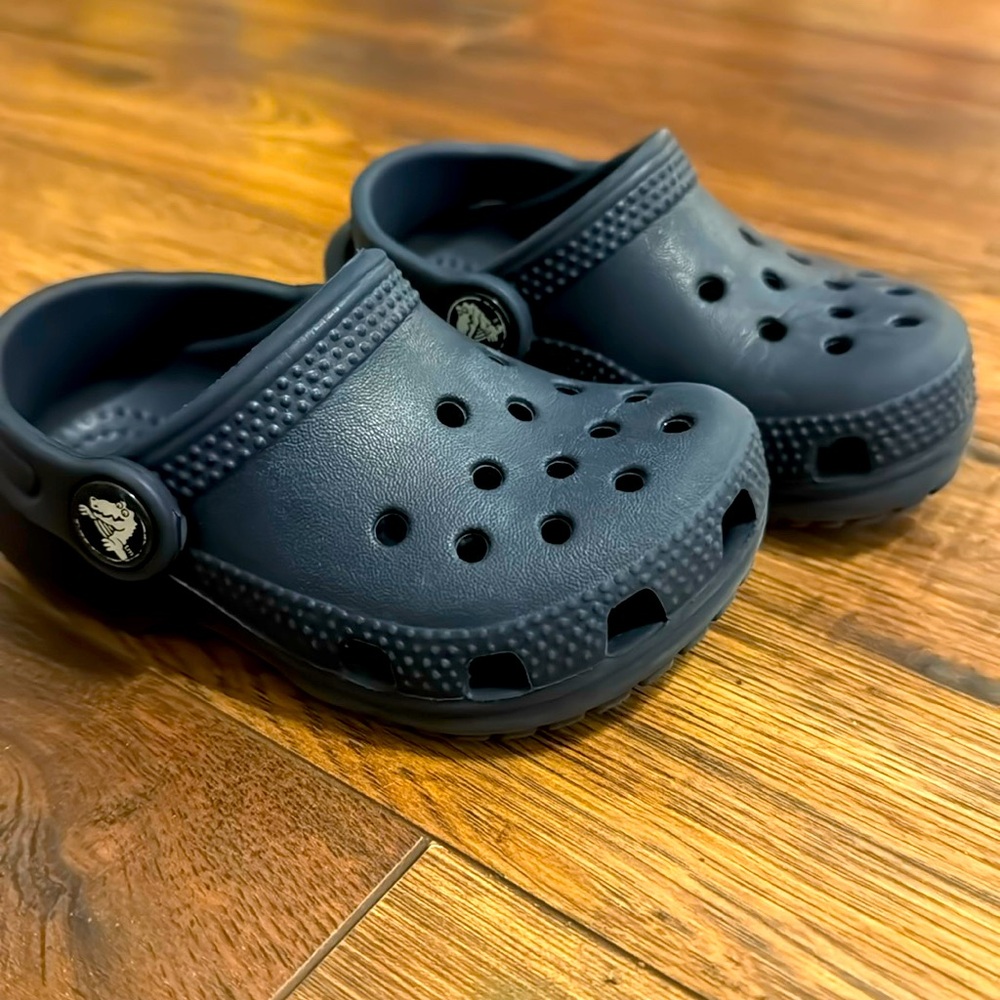 Blue Crocs Toddler Size 6